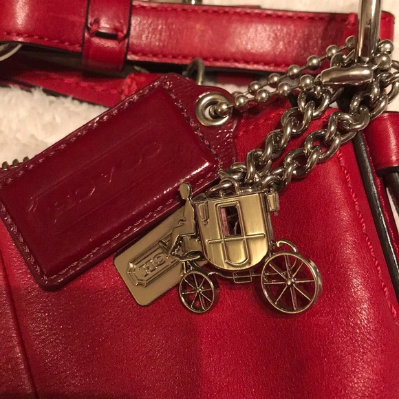 Coach Red Purse - Picture 5 of 5